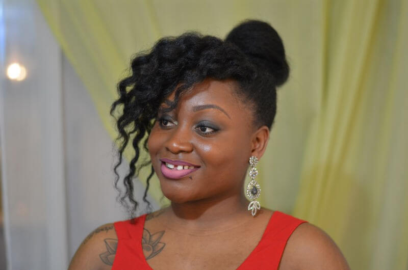 lady in red lafemme en rouge maquillage femme noire smokey eye makeup forever ultra HD