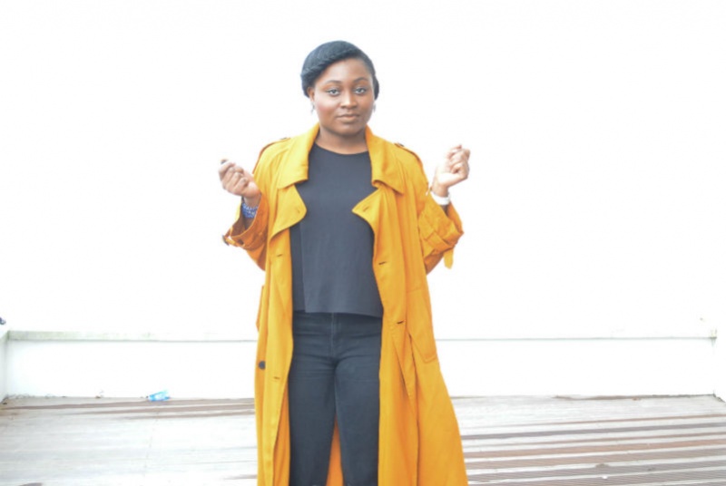 grwm nawell madani speactacle chignon trench zara