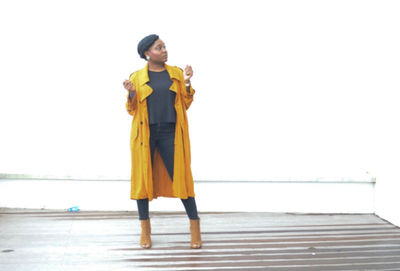 grwm nawell madani speactacle chignon trench zara