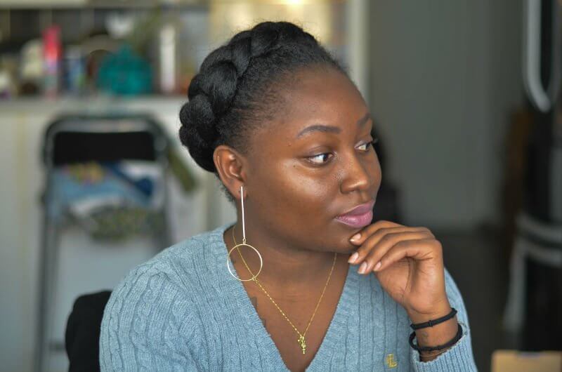 couronne de tresse cheveux crépu tutoriel coiffure