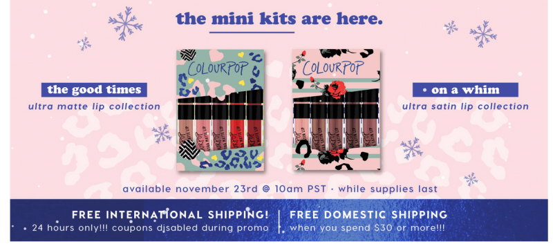 colourpop black friday cyber monday cyber week end