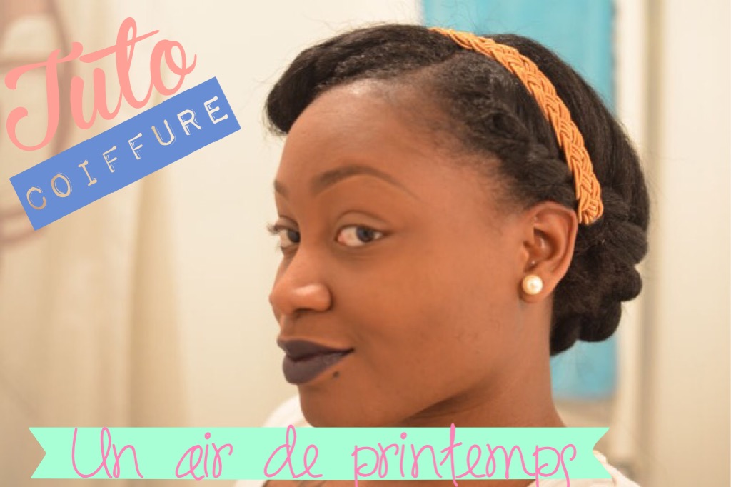 tutoroel coiffure de printemps