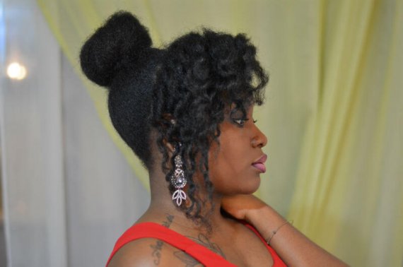 lady in red lafemme en rouge maquillage femme noire smokey eye makeup forever ultra HD