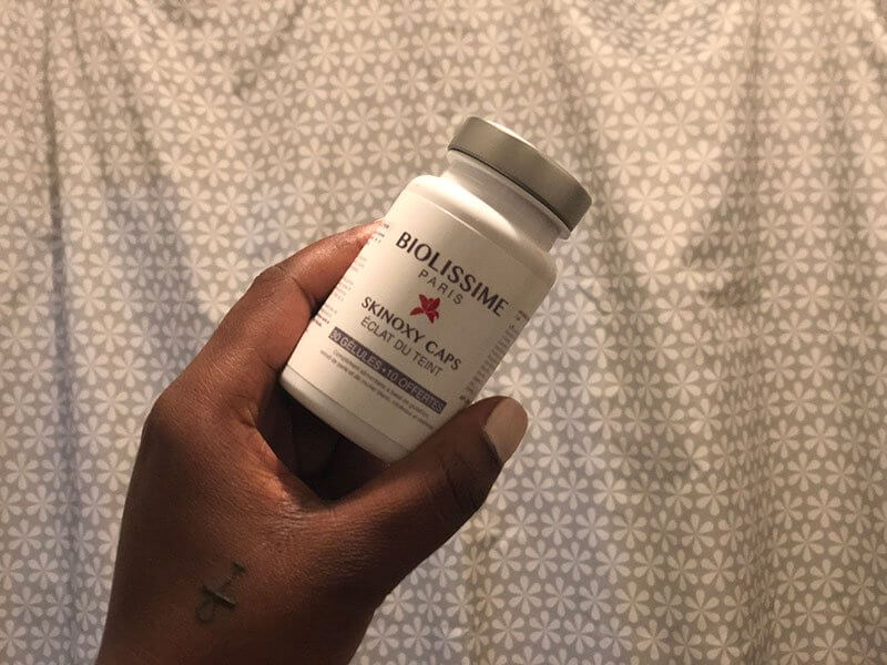 beauté routine biolissime skynoxycaps gel sérum matifiant unifiant velouté