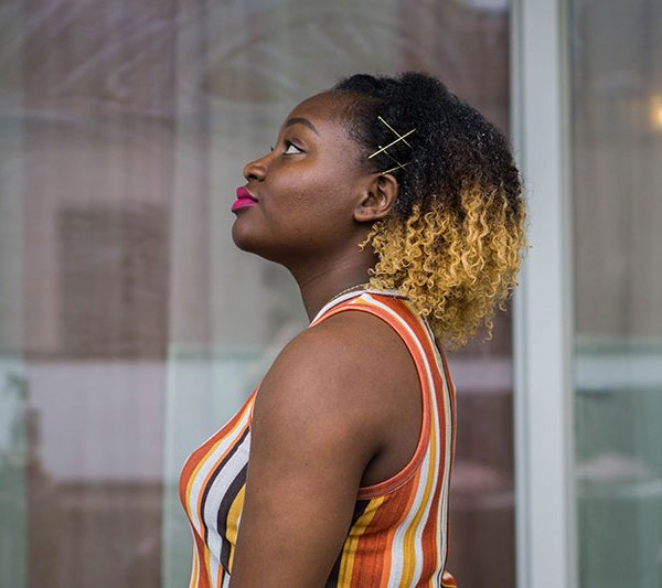 coiffure de flemmarde avec des bobby pins