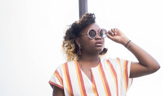 coiffure de vacanaces rapides et faciles sur cheveux crépus