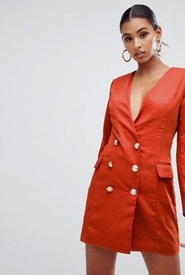 In The Style - Robe blazer à boutons