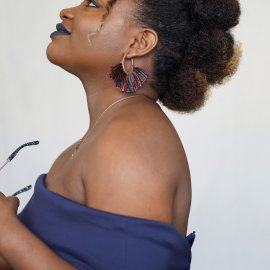 coiffures rapides et faciles sur cheveux crépus pour les fetes de fin d'année soirées