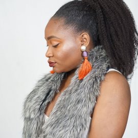 coiffures rapides et faciles sur cheveux crépus pour les fetes de fin d'année soirées