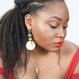 coiffures rapides et faciles sur cheveux crépus pour les fetes de fin d'année soirées