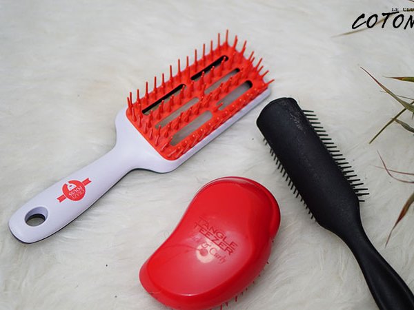 brosse à cheveux demeler ses cheveux les outils disponibles en france denman tangle teezer carzy pouss