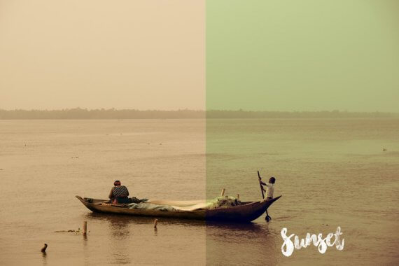 Preset Sunset pour lightroom mobile du pack Fleeky Preset du club des cotonettes