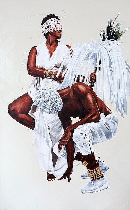 Club des Cotonettes : Peinture Fahamu Pecou - Do or Die