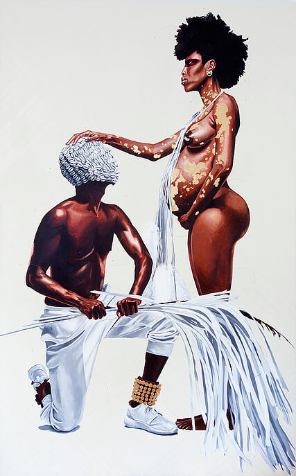 Club des Cotonettes : Peinture Fahamu Pecou - Do or Die