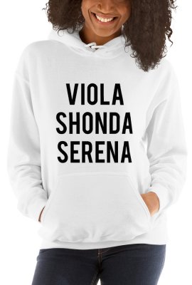 Viola Shonda Serena – le Hoodie du Club des Cotonettes Blanc