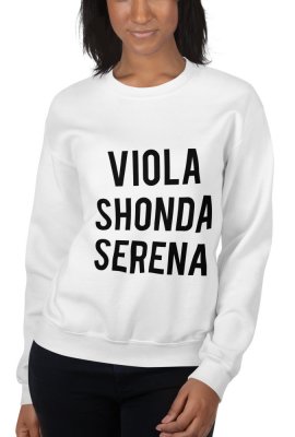 VIOLA SHONDA SERENA – Blanc Sweatshirt le Club des Cotonettes - S