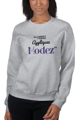 Pensez Appliquez Modez - Sweatshirt Le Club des Cotonettes