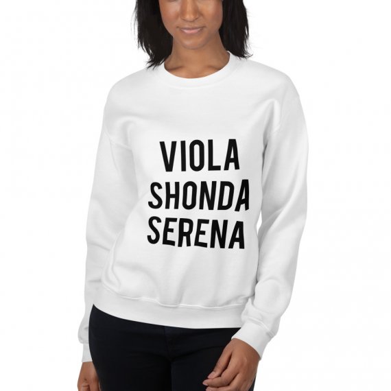 VIOLA SHONDA SERENA – Blanc Sweatshirt le Club des Cotonettes