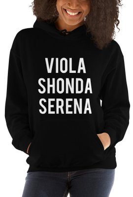 Viola Shonda Serena -  le Hoodie du Club des Cotonettes NOIR