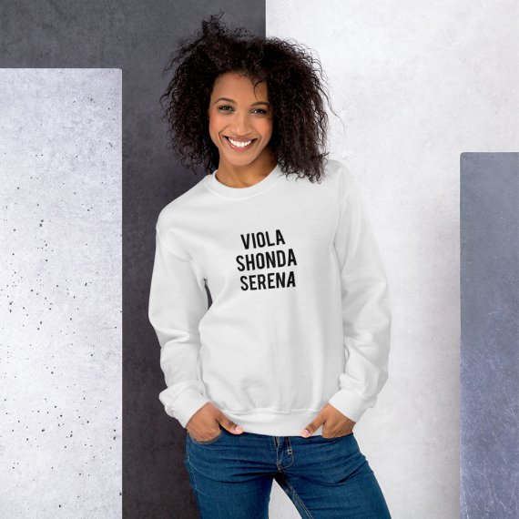 VIOLA SHONDA SERENA – Blanc Sweatshirt le Club des Cotonettes