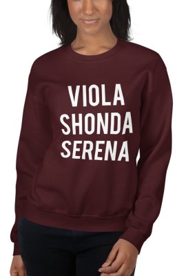 VIOLA SHONDA SERENA – Bordeau - Sweatshirt le Club des Cotonettes