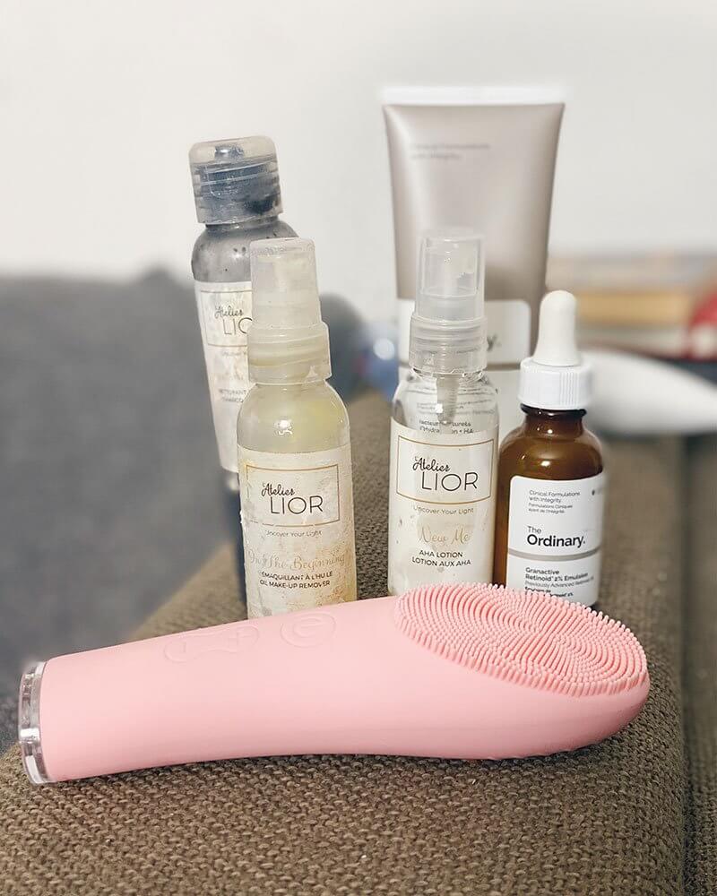 routine de soins complètes anti acné contre le sébum contre les taches sur peaux noir mélanine