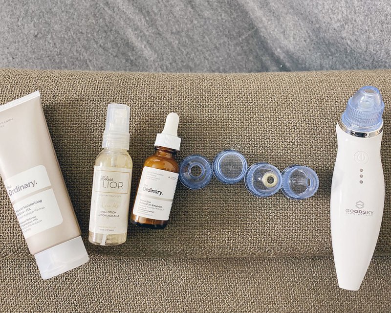 routine de soins complètes anti acné contre le sébum contre les taches sur peaux noir mélanine