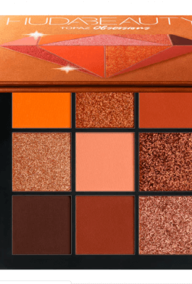 topaz obsession huda beauty eyeshadow palette